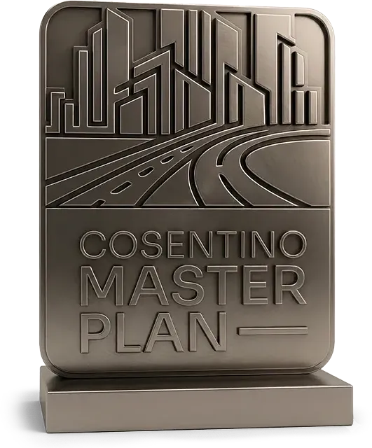 Troféu Prêmio Master Imobiliário 2024 do Masterplan Cosentino